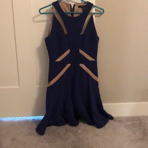 BCBG Maxazaria Blue Mini Dress